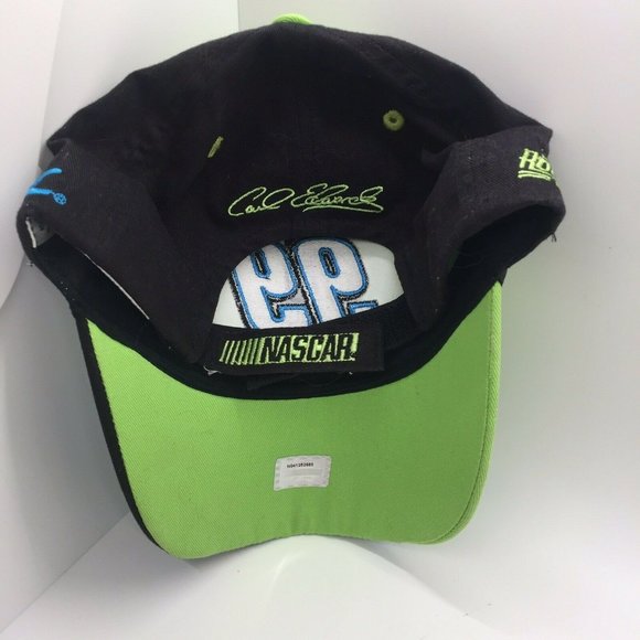 Nascar Carl Edwards #99 Green/Black Hat - Picture 5 of 7